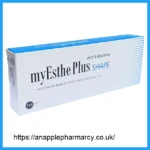 MyEsthe Plus Shape Lidocaine 1ml - Hyaluronic Acid Dermal Filler for Facial Contouring and Volume Enhancement"